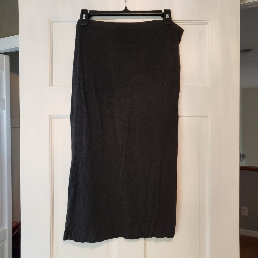 EXPRESS Charcoal Cotton Pencil Skirt M